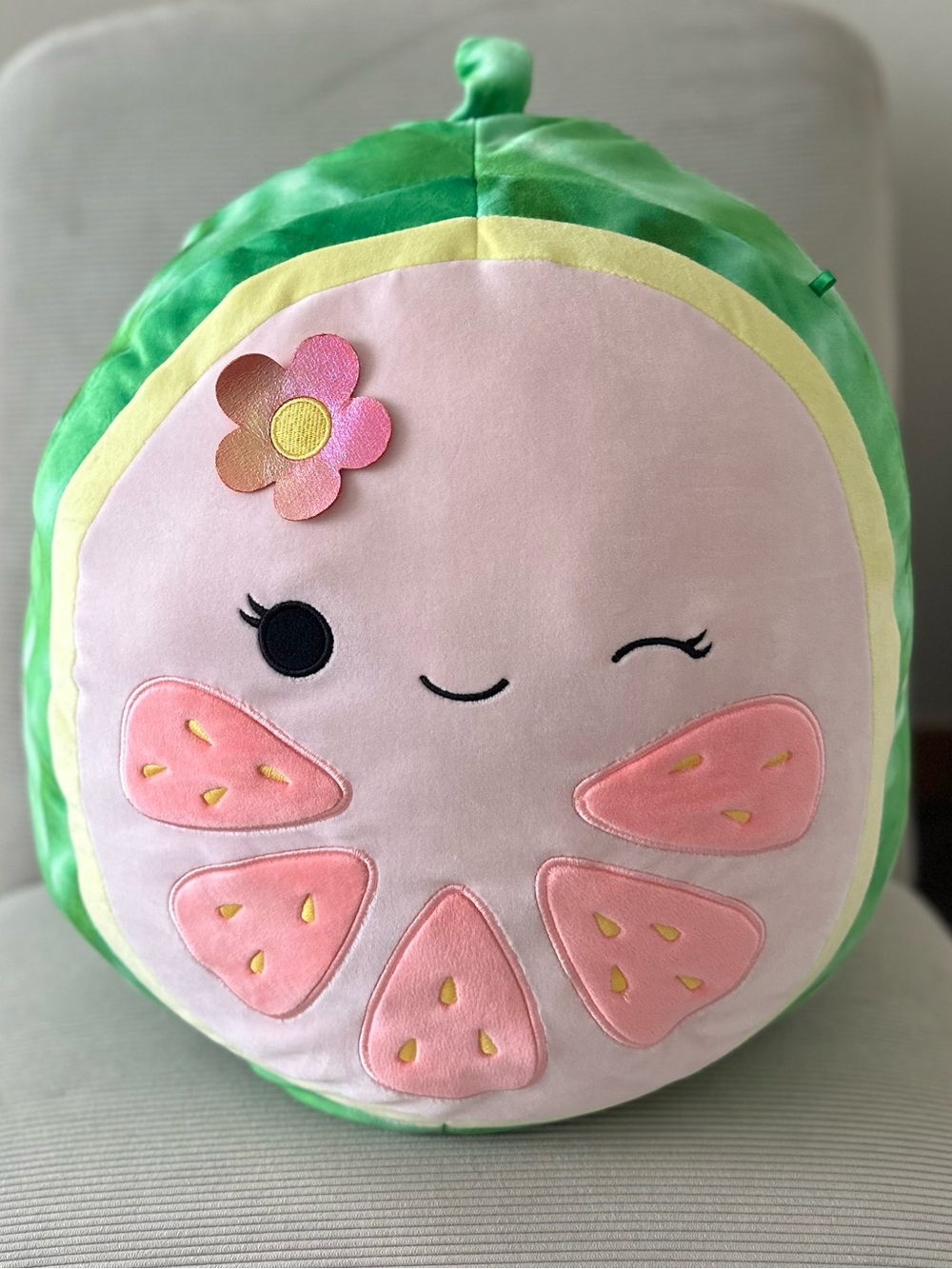 Jumbo 16” Squishmallows “Lena the Guava Fruit”
